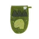 Trixie Organic Washcloths 2 Pack - Mr. Shark / Mr. Dino