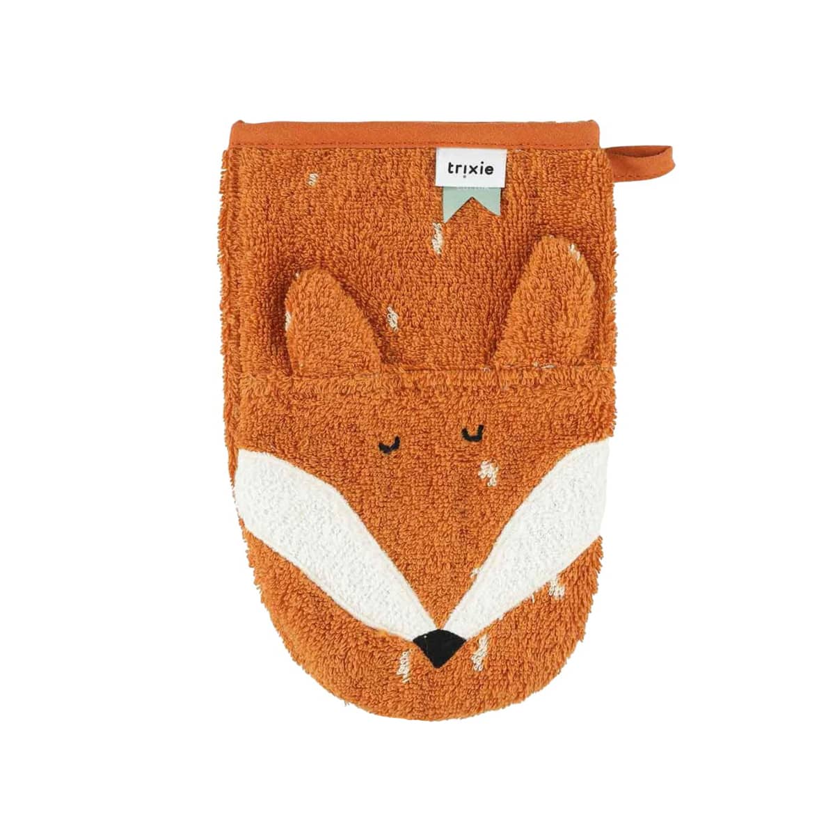 Trixie Organic Washcloths 2 Pack - Mr. Lion / Mr. Fox