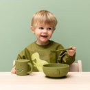 Trixie Waterproof Long Sleeve Bib - Mr. Dino