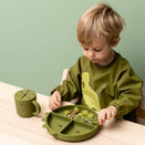 Trixie Waterproof Long Sleeve Bib - Mr. Dino