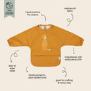 Trixie Waterproof Long Sleeve Bib - Mr. Fox