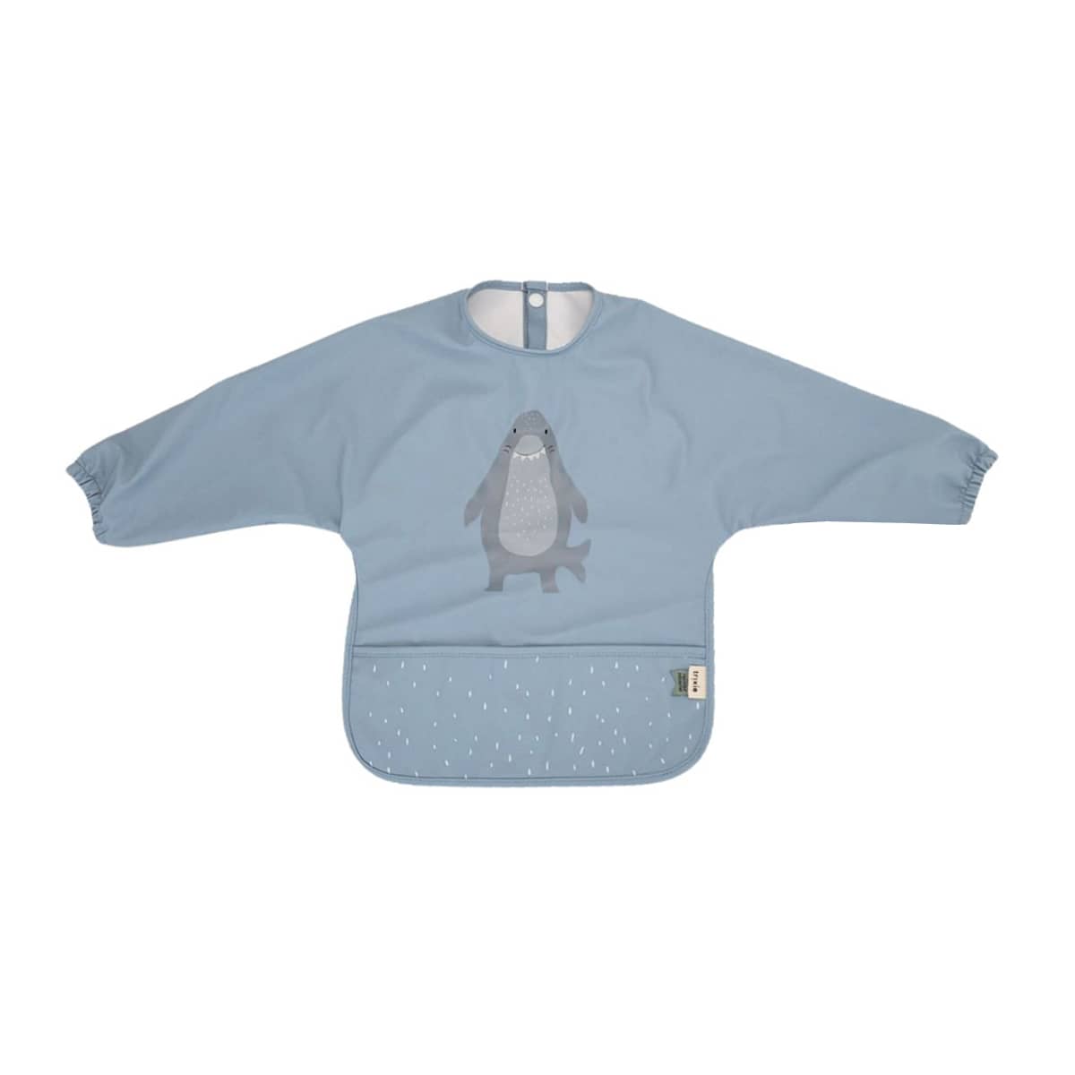 Trixie Waterproof Long Sleeve Bib - Mr. Shark