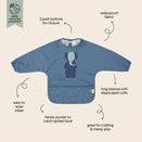 Trixie Waterproof Long Sleeve Bib - Mrs. Elephant