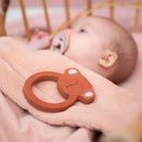Trixie Natural Rubber Round Teether - Mr. Monkey