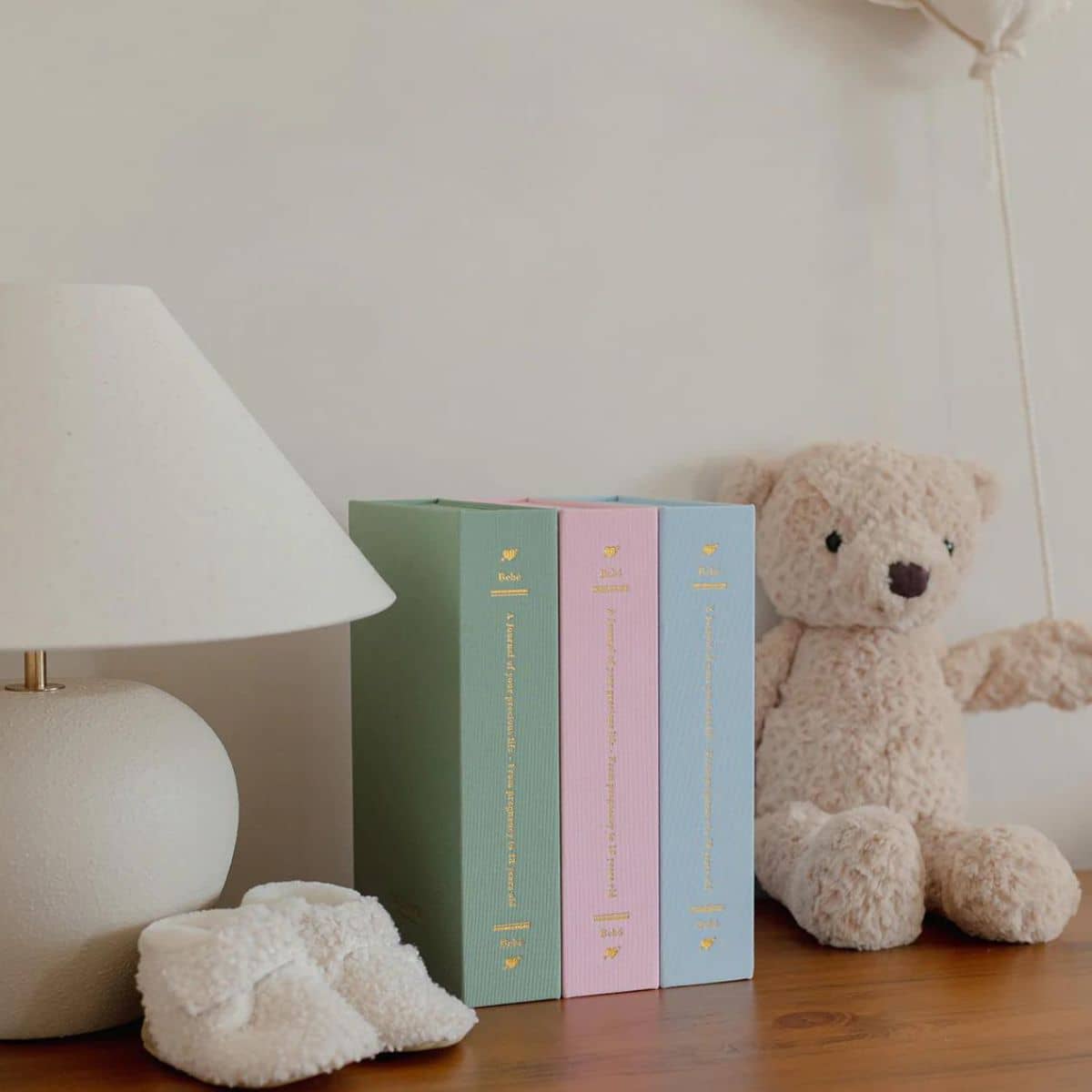 Truly Amor Bebé Baby Book With Keepsake Box And Pen - Baby Blue