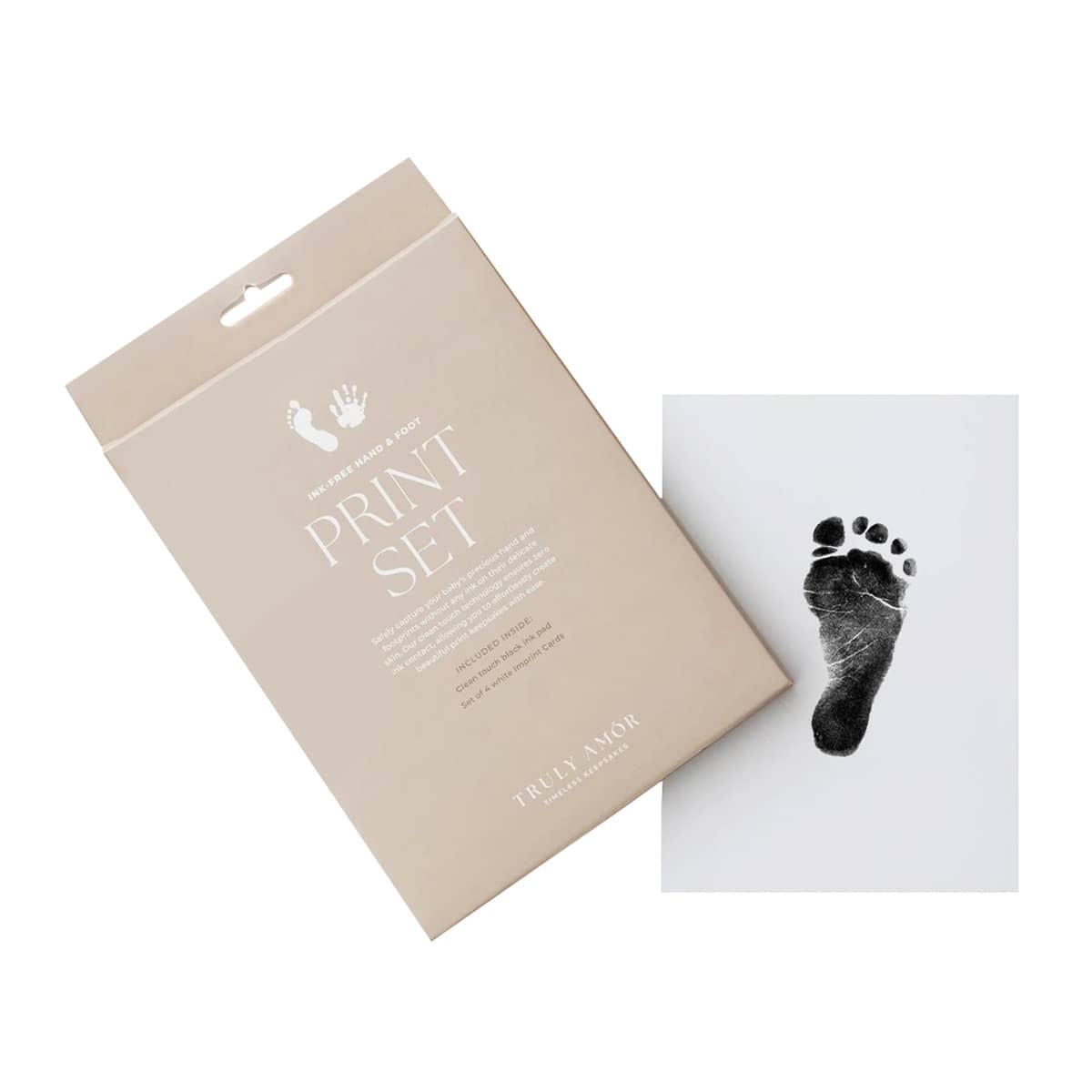 Truly Amor Ink-Free Baby Hand and Footprint Set