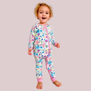 Tuck-in-Time Bamboo Sleep and Play Onesie - Dreamy Meadow