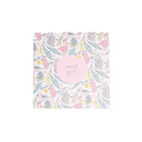Two Little Ducklings Greeting Card - Baby Girl - Australian Floral and Birds