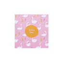 Two Little Ducklings Greeting Card - Baby Girl - Swan Lake