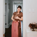 Vixsa Bamboo Blend Wrap Carrier - Cedar