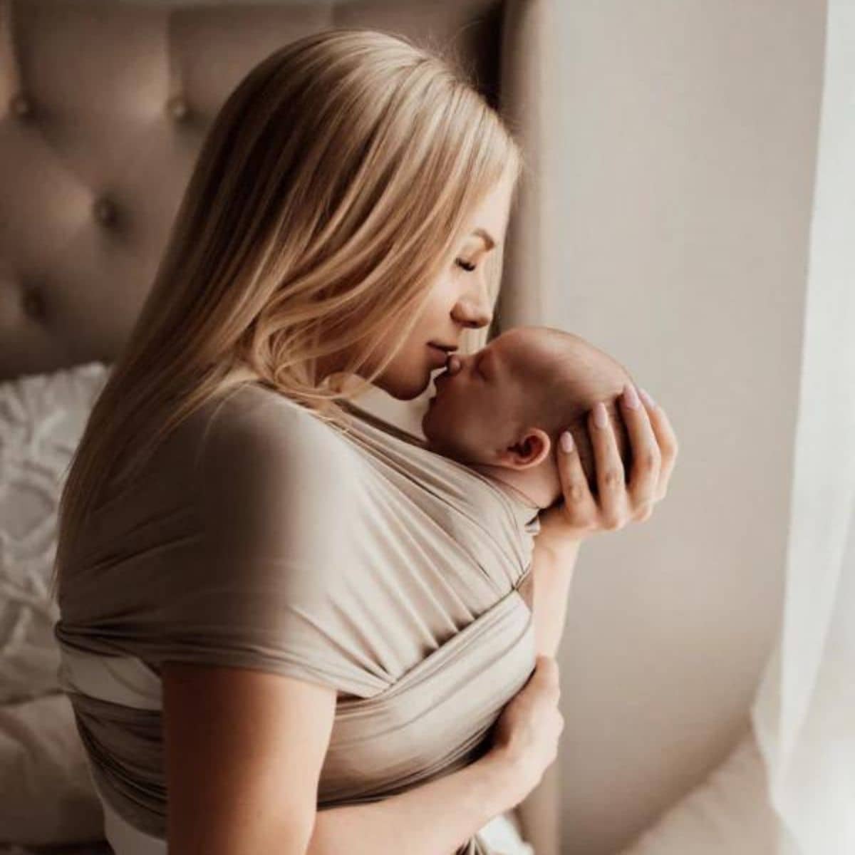 Vixsa Bamboo Blend Wrap Carrier - Taupe