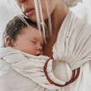 Vixsa Linen Ring Sling - Seashell