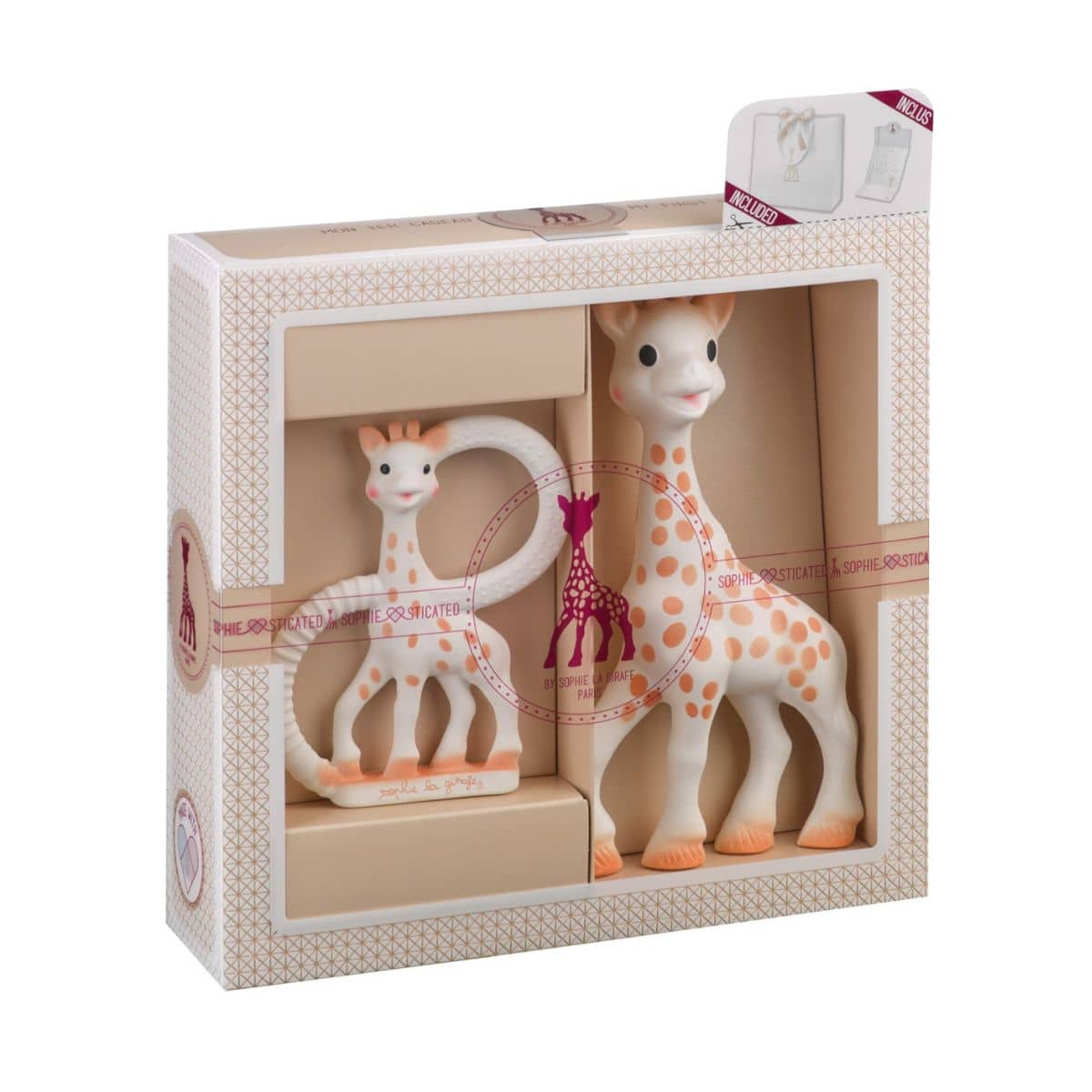 Vulli Sophie the Giraffe Sophisticated - The Teether Set