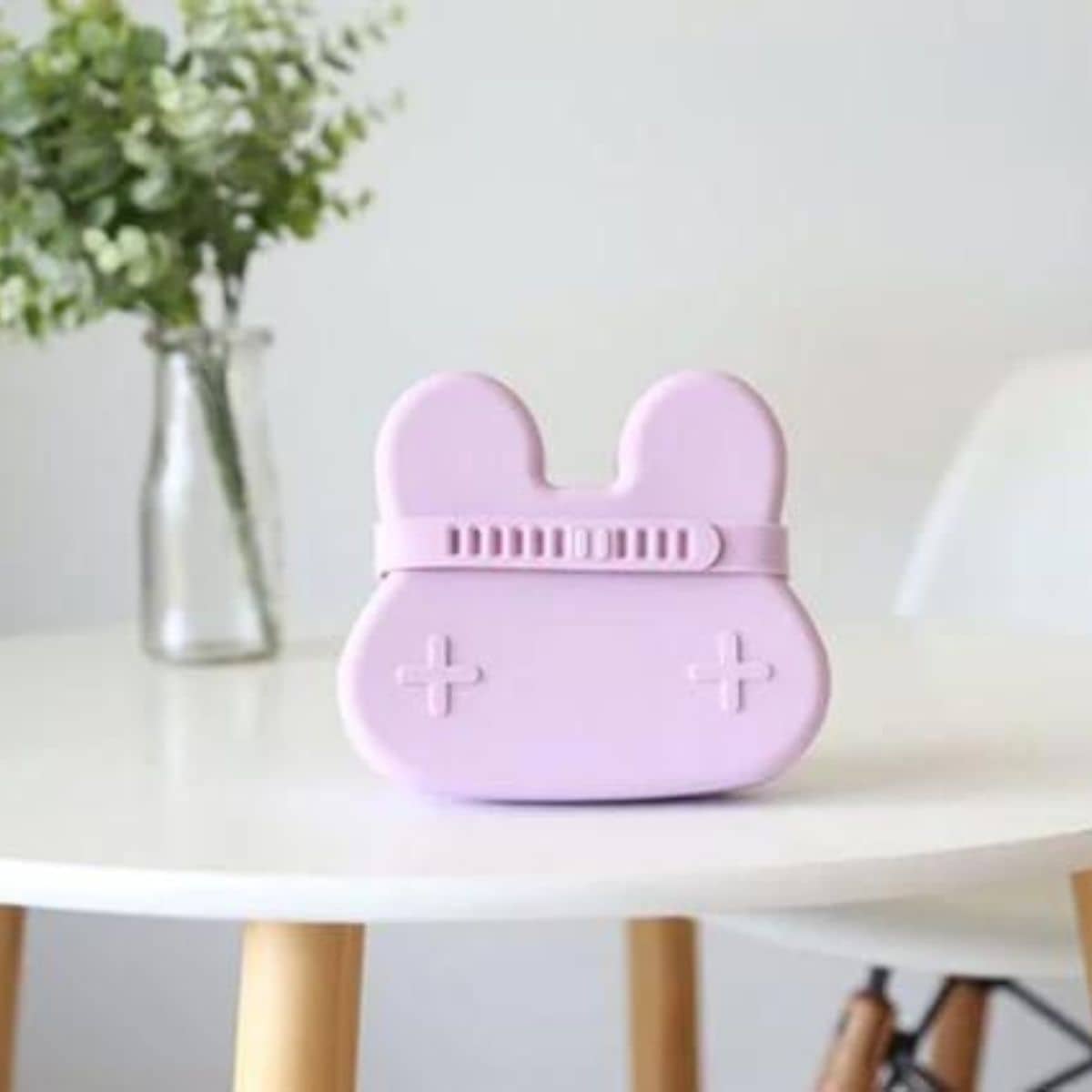We Might Be Tiny Snackie Silicone Bowl + Plate - Bunny
