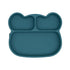 We Might Be Tiny Stickie Silicone Suction Plate - Bear - Blue Dusk