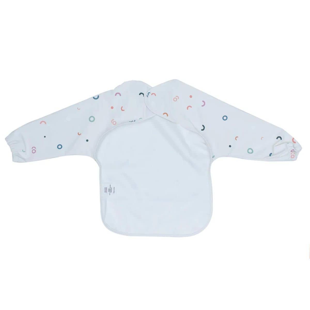 We Might Be Tiny Messie Smock Bib - Baby + Toddler - Tiny Arches