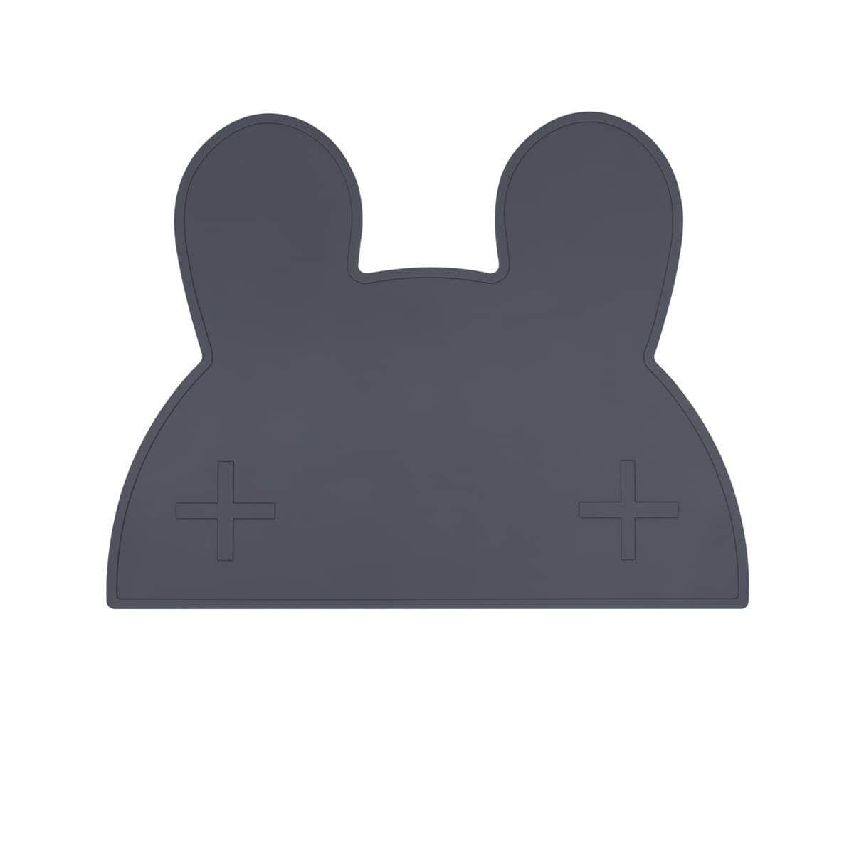 We Might Be Tiny Placie Silicone Placemat - Bunny Charcoal
