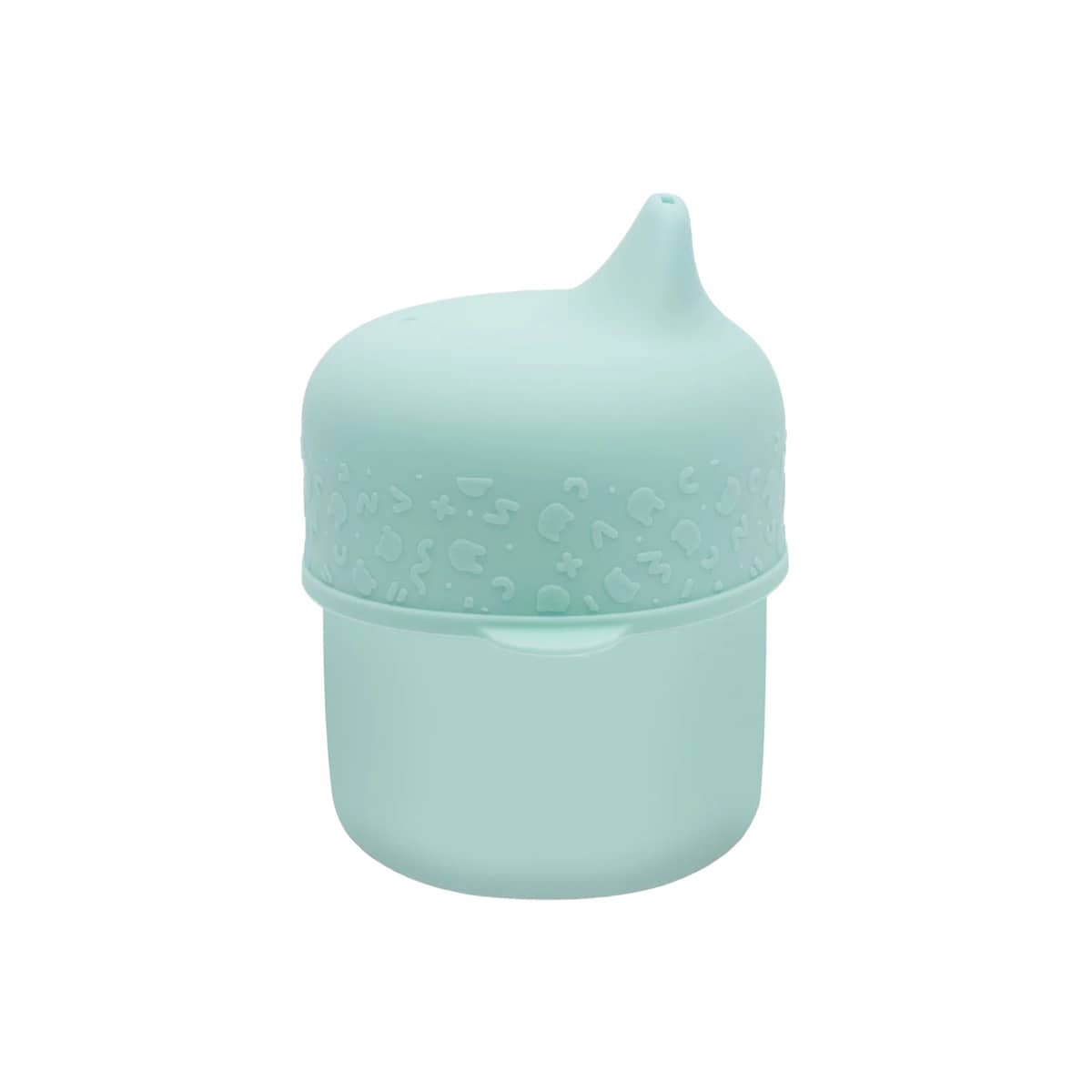 We Might Be Tiny Silicone Sippy Cup Set - Mint