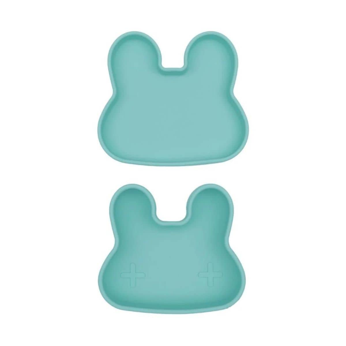 We Might Be Tiny Snackie Silicone Bowl + Plate - Bunny