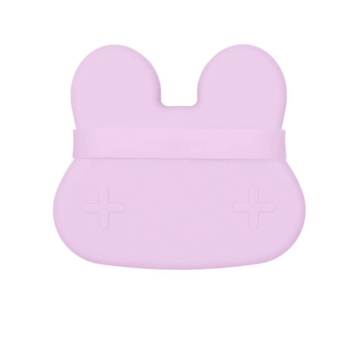 We Might Be Tiny Snackie Silicone Bowl + Plate - Bunny - Lilac