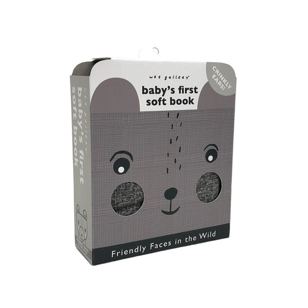 Wee Gallery Babys First Soft Book Friendly Faces in the Wild 1
