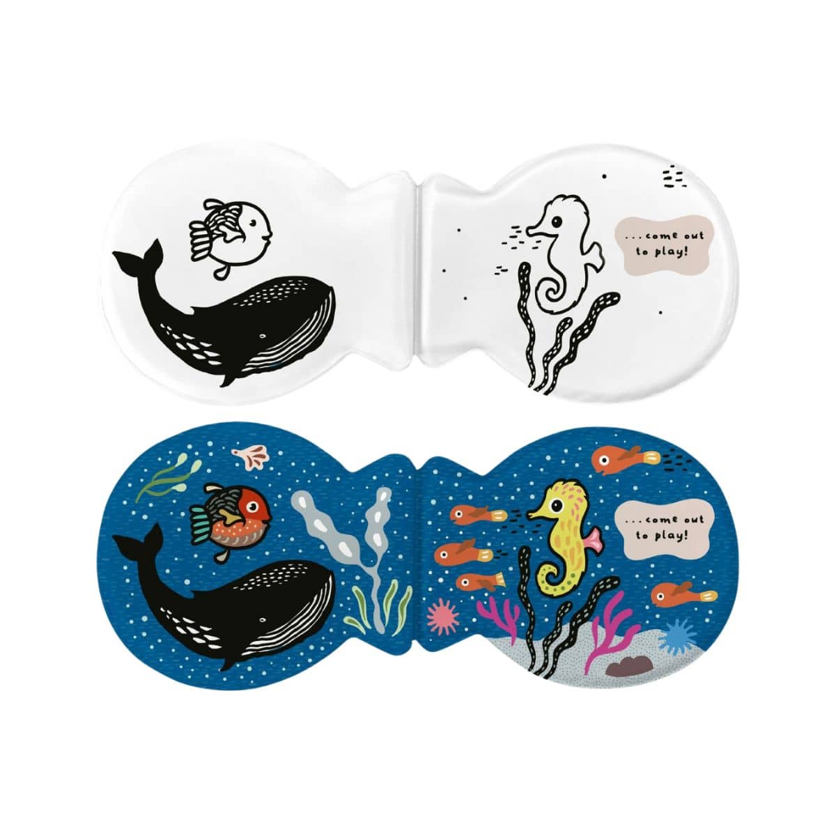 Wee Gallery Colour Me: Fish and Friends Bath Book