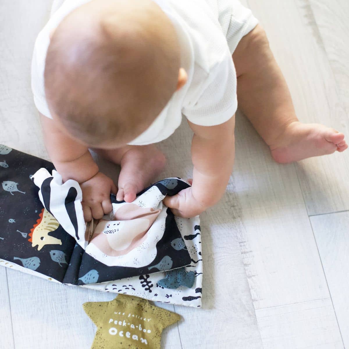 Wee Gallery Soft Book: Peekaboo Ocean
