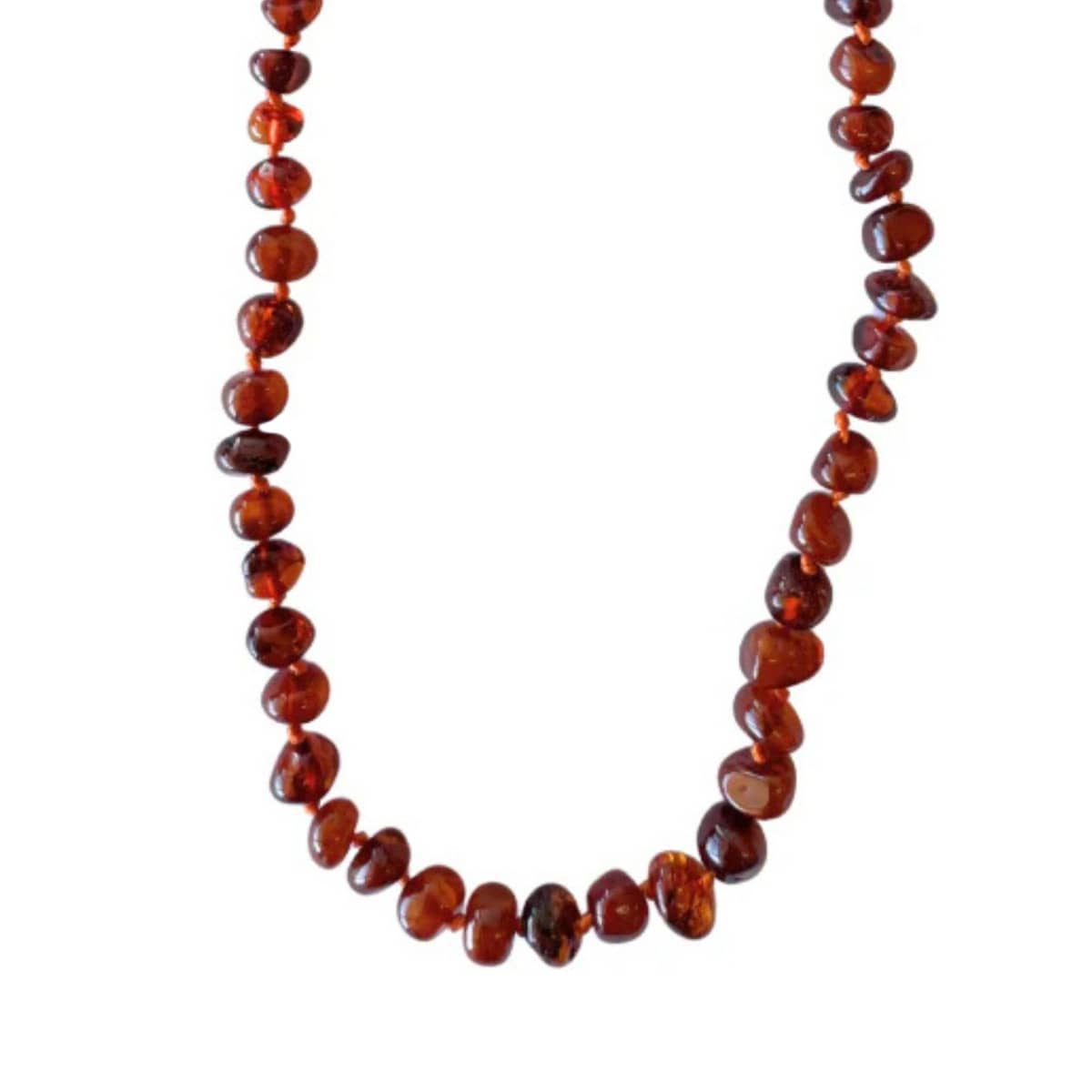 Wee Rascals Baltic Amber Infant Necklace - Cognac