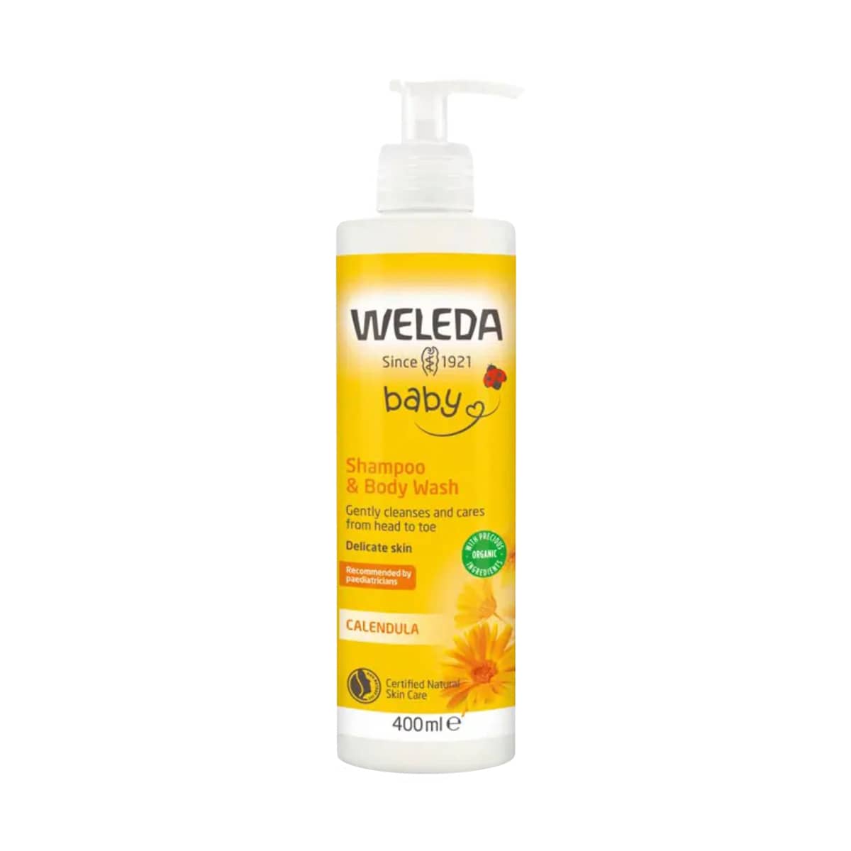 Weleda Calendula Shampoo and Body Wash - Pump