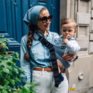 Wildride Toddler Hip Carrier - Indigo Stripe