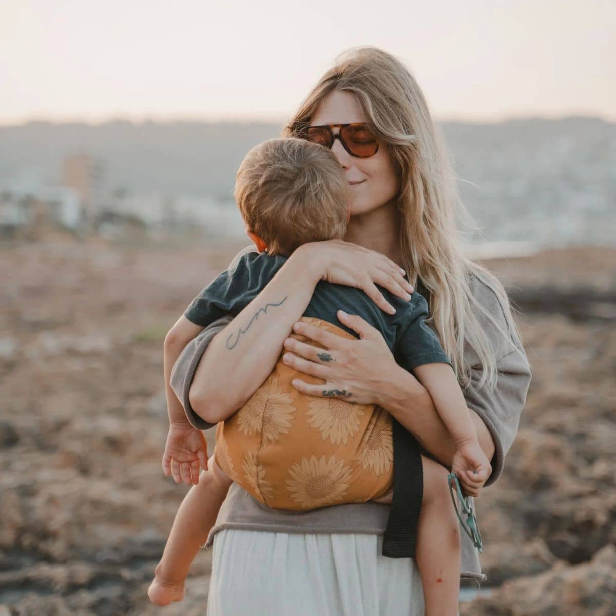 Wildride Toddler Hip Carrier - Sunflower