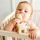 Winnie Parkes Natural Rubber Teether - Diplo the Dino-Dragon - Natural Brown