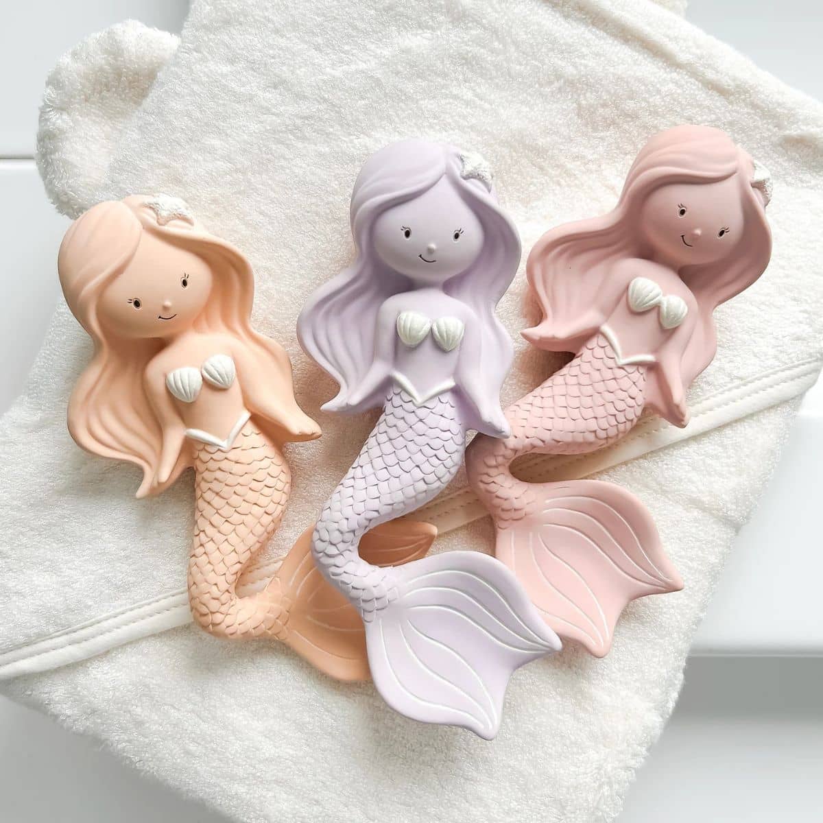 Winnie Parkes Natural Rubber Teether - Maeve the Mermaid