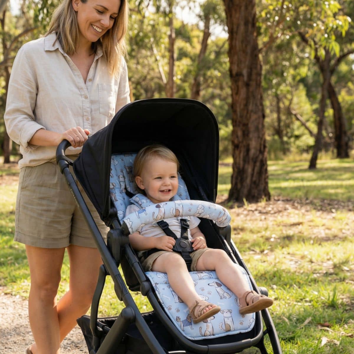 Wonderland4Children Universal Pram Liner - Dogs