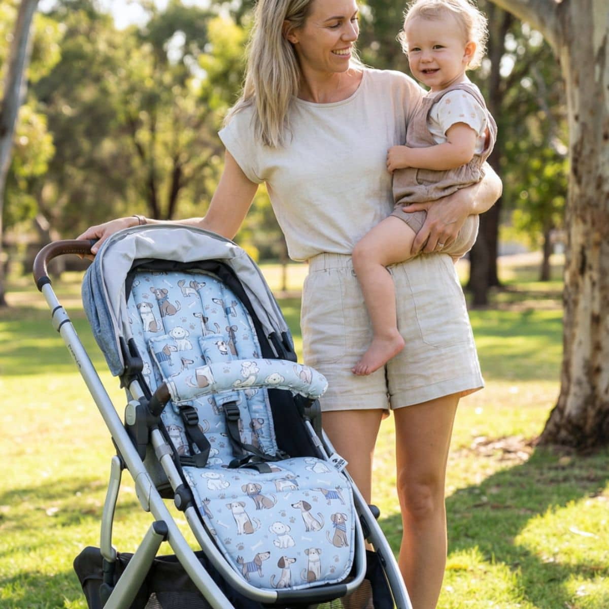 Wonderland4Children Universal Pram Liner - Dogs