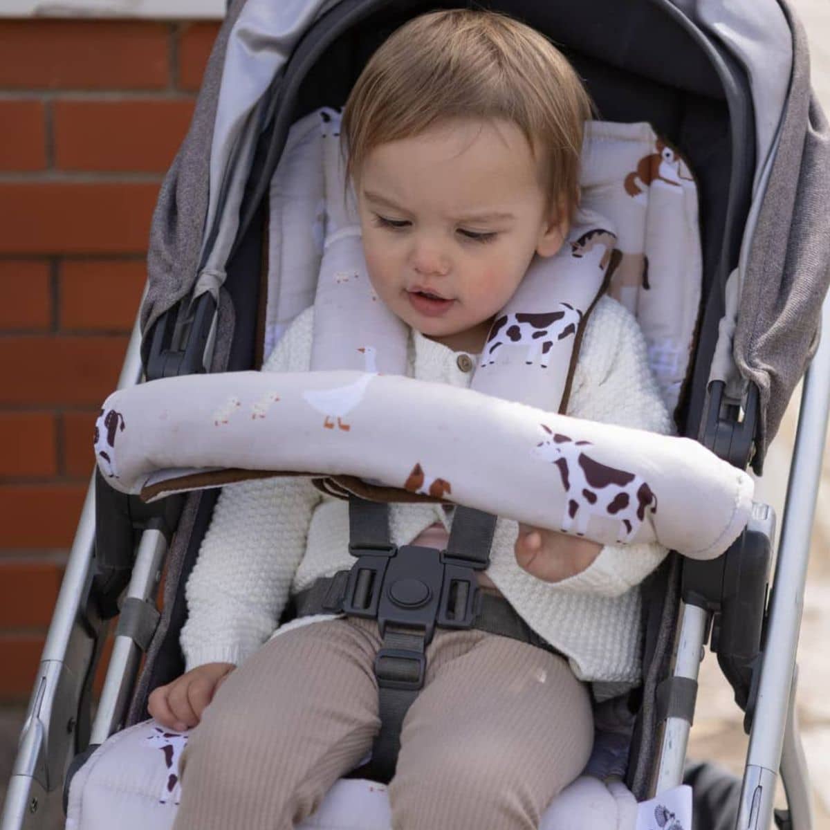 Wonderland4Children Universal Pram Liner - Farm