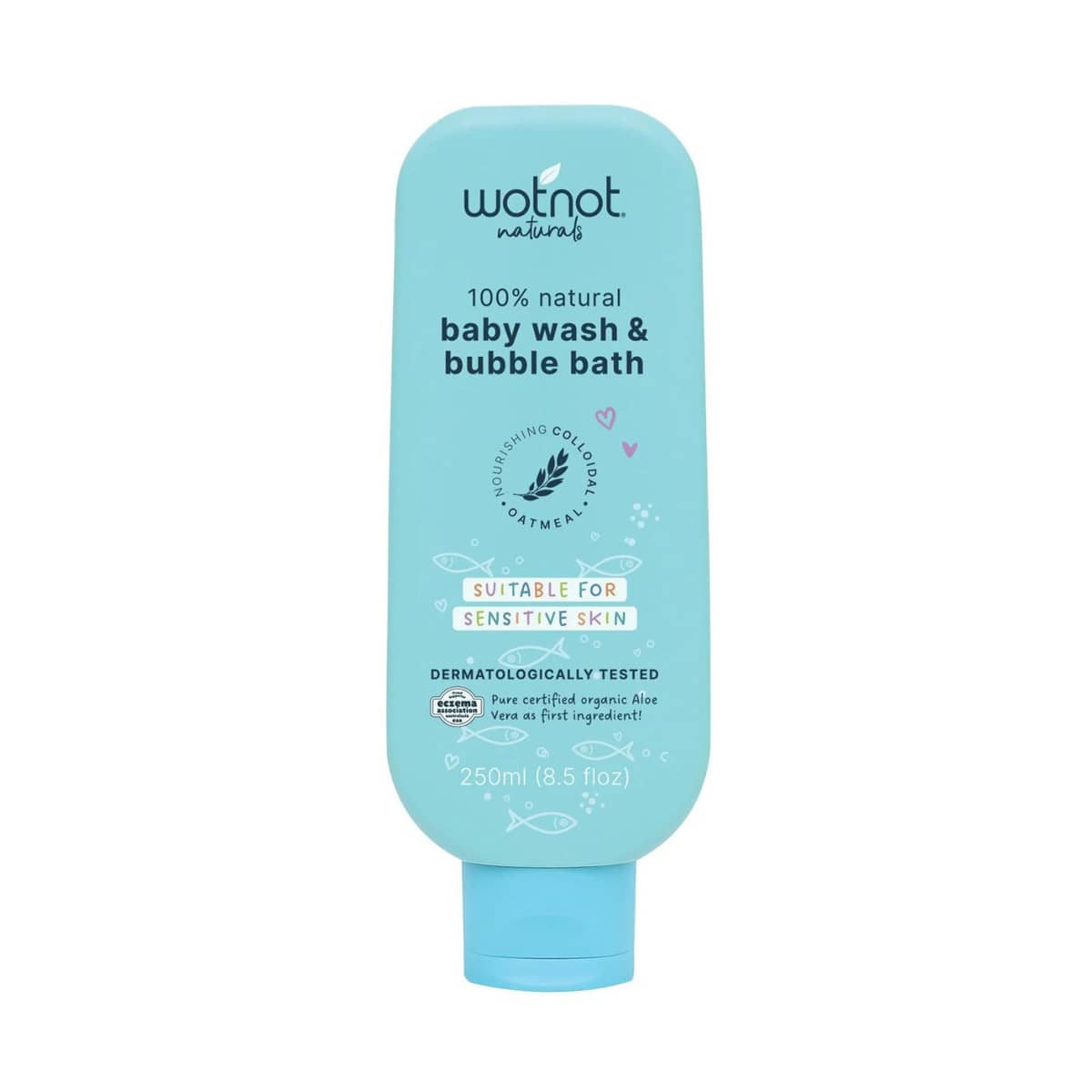 Wotnot Natural Baby Wash and Bubble Bath - Bottle