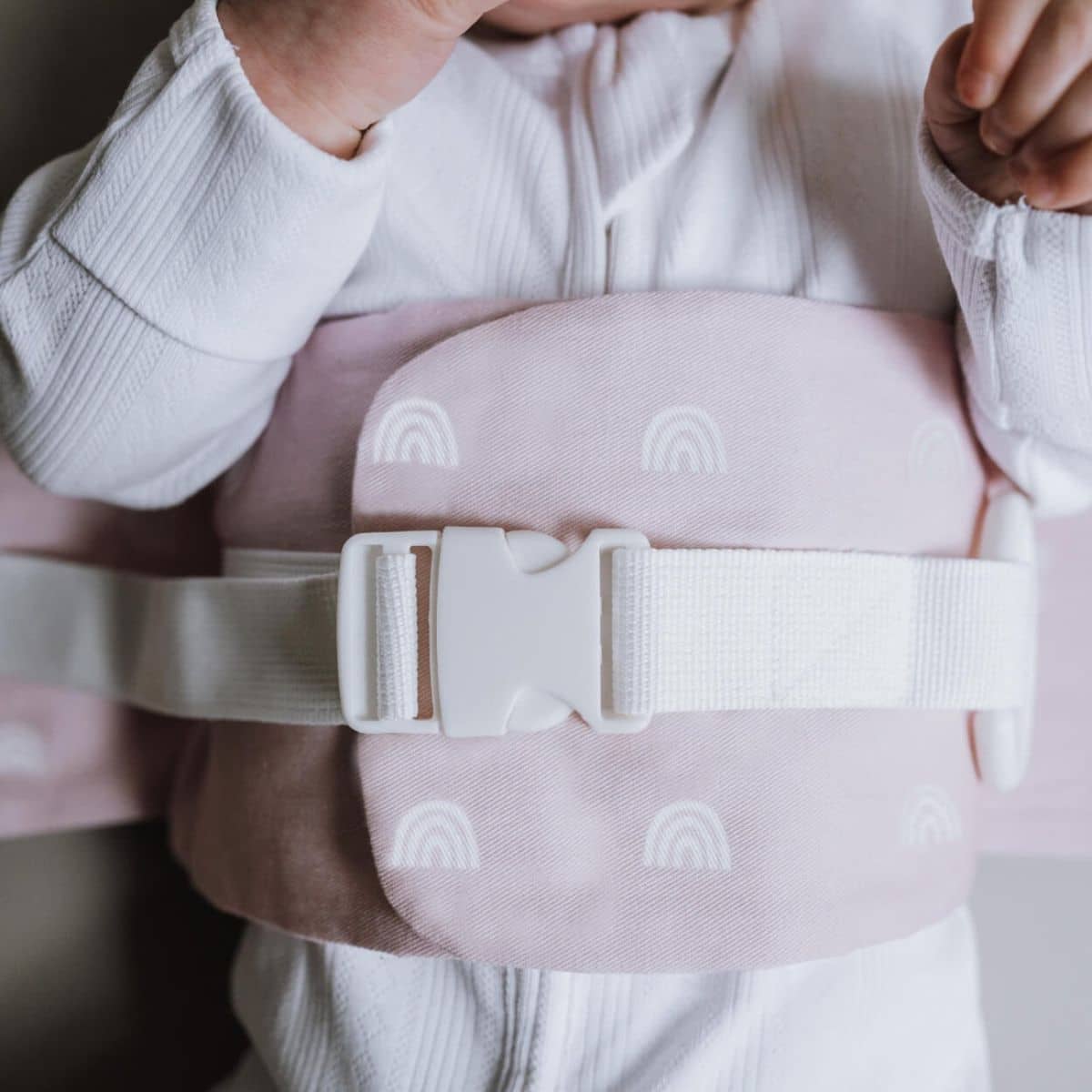 Wrigglebum Nappy Change Harness - Rainbow Blush