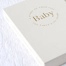 Written With Love Baby Memory Book with Keepsake Box - Classic White