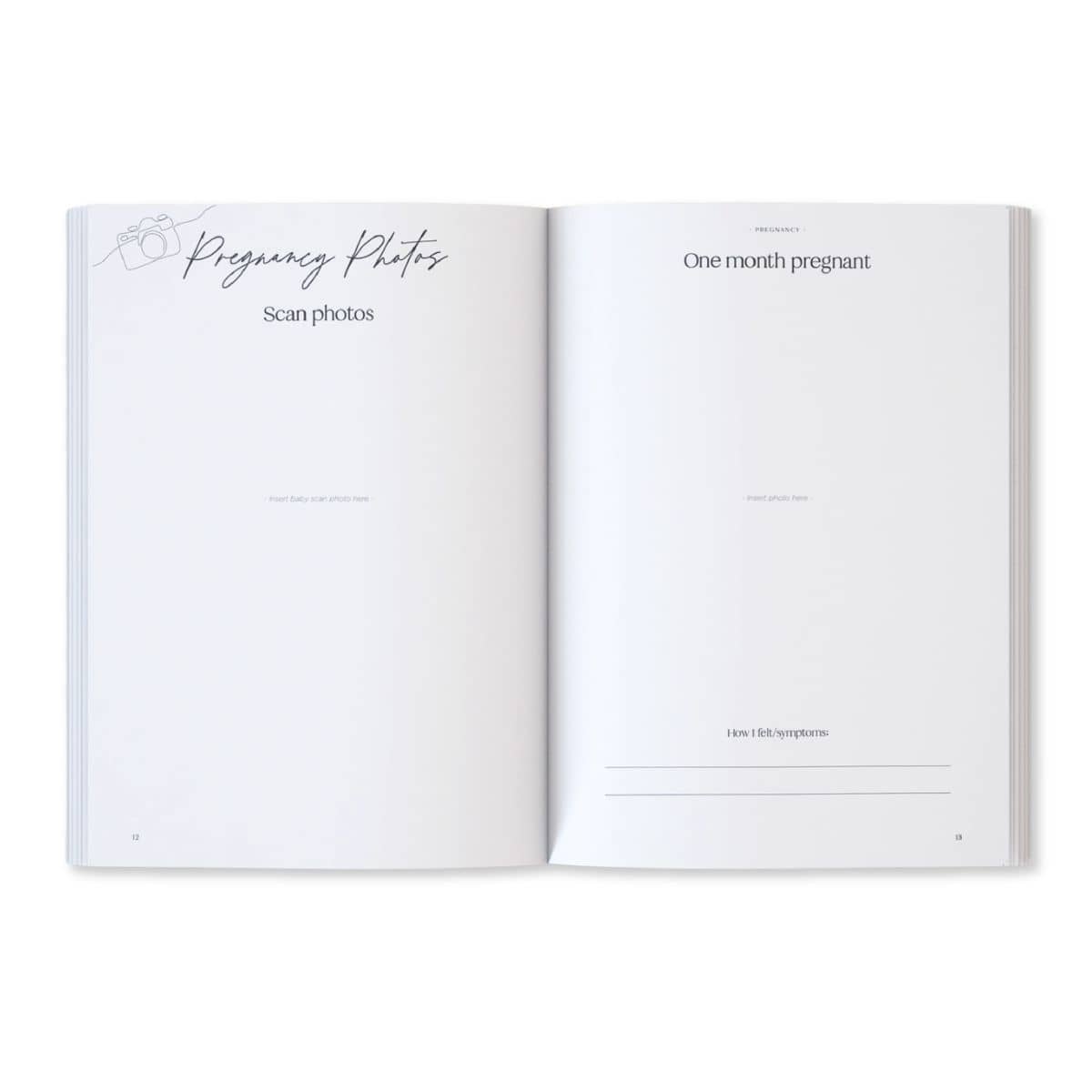 Written With Love Baby Memory Book with Keepsake Box - Pregnancy Photos