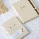 Written With Love Baby Memory Book with Keepsake Box - Oatmeal