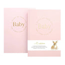 Written With Love Baby Memory Book with Keepsake Box - Peony Pink