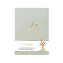 Written With Love Baby Memory Book with Keepsake Box - Sage Green