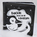 Young Wonderer Black and White Bath Book - Duckie Goes On An Adventure