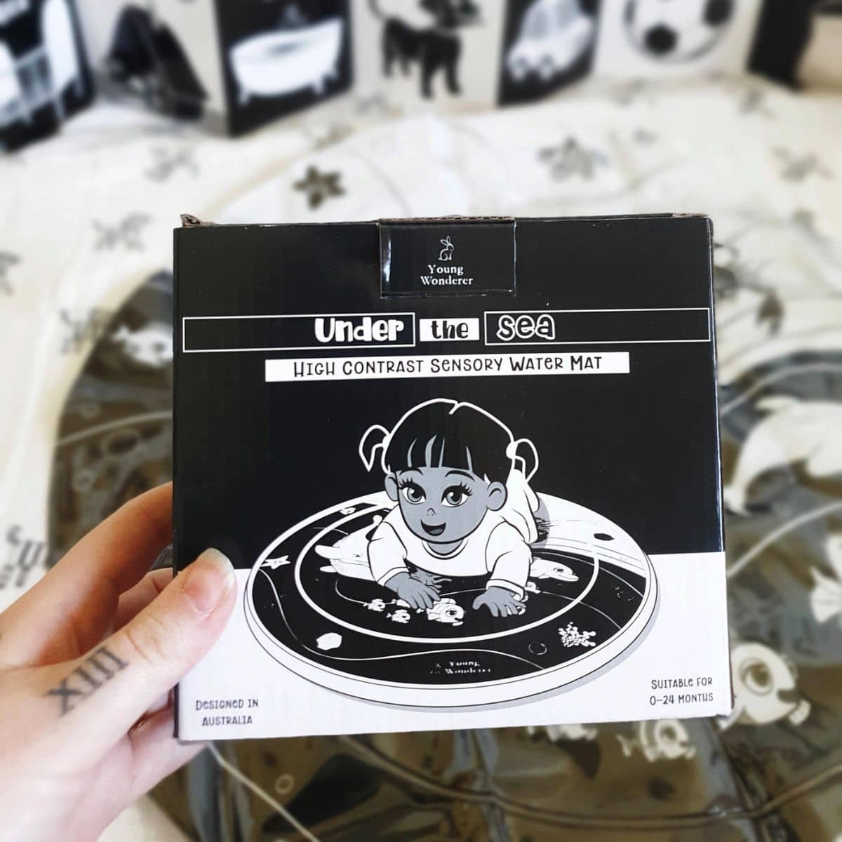 Young Wonderer High Contrast Sensory Water Mat - Under The Sea