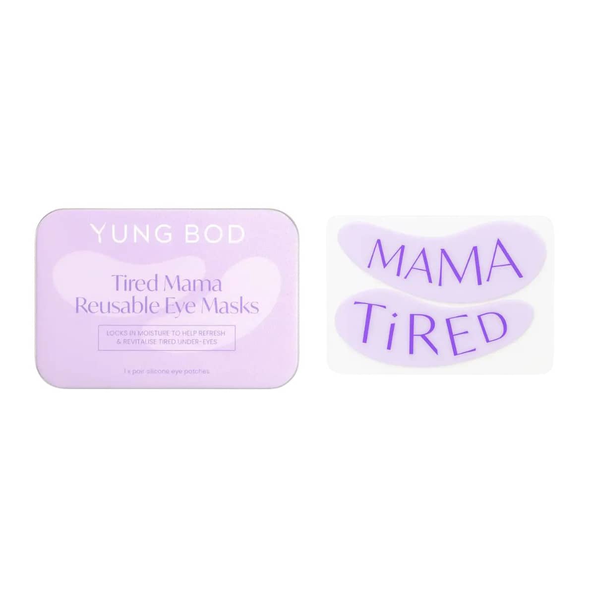 Yung Bod Tired Mama Reusable Silicone Eye Masks