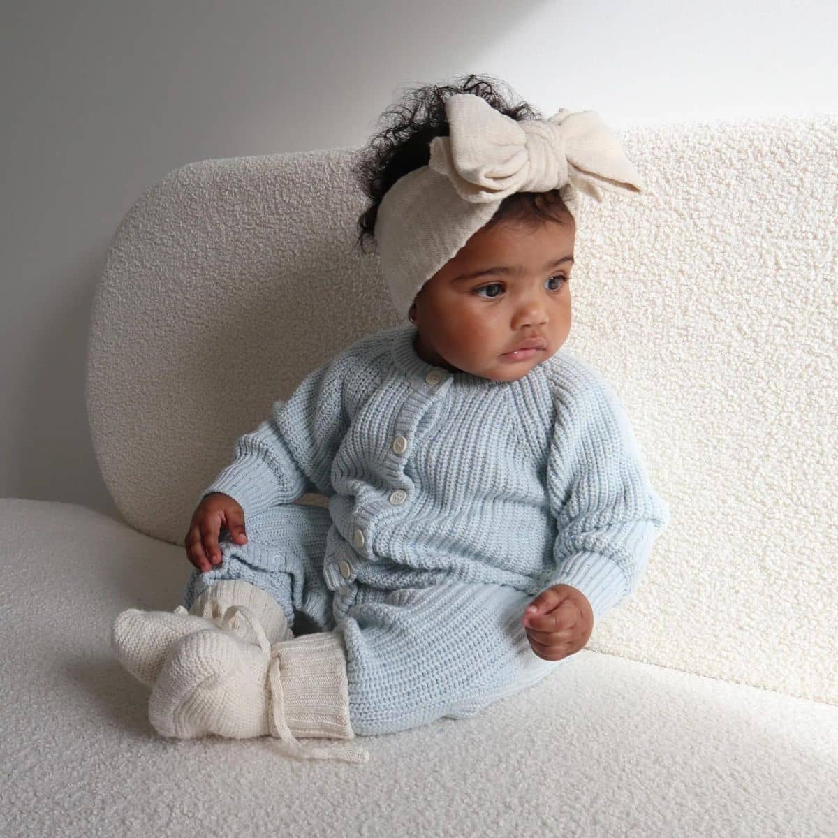 Ziggy Lou Knit Blanket - Aero Fleck