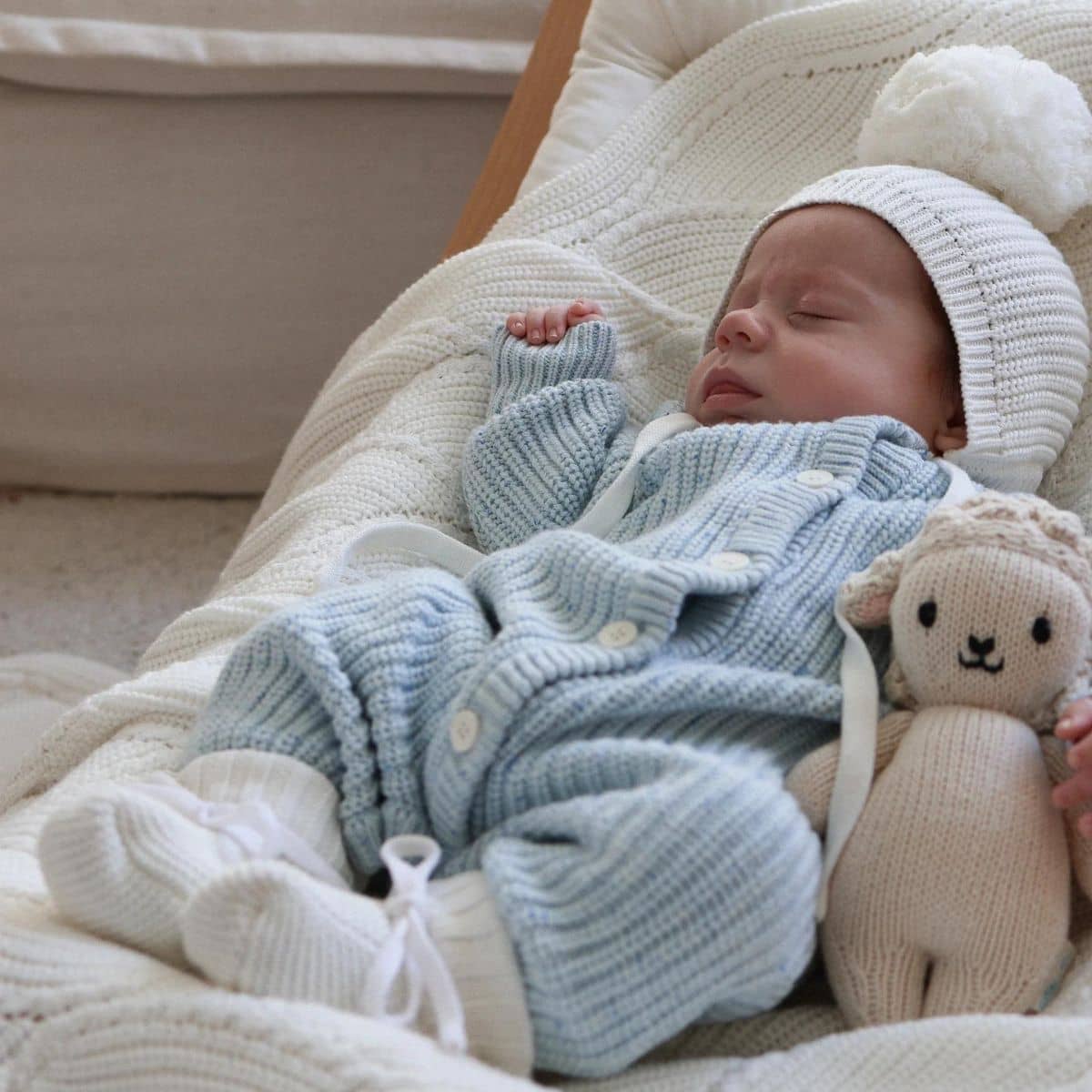 Ziggy Lou Knit Blanket - Aero Fleck