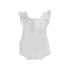 Ziggy Lou Frill Romper - Milk