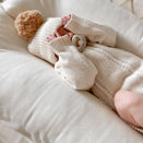 Ziggy Lou Heirloom Knit Romper - Biscotti Fleck